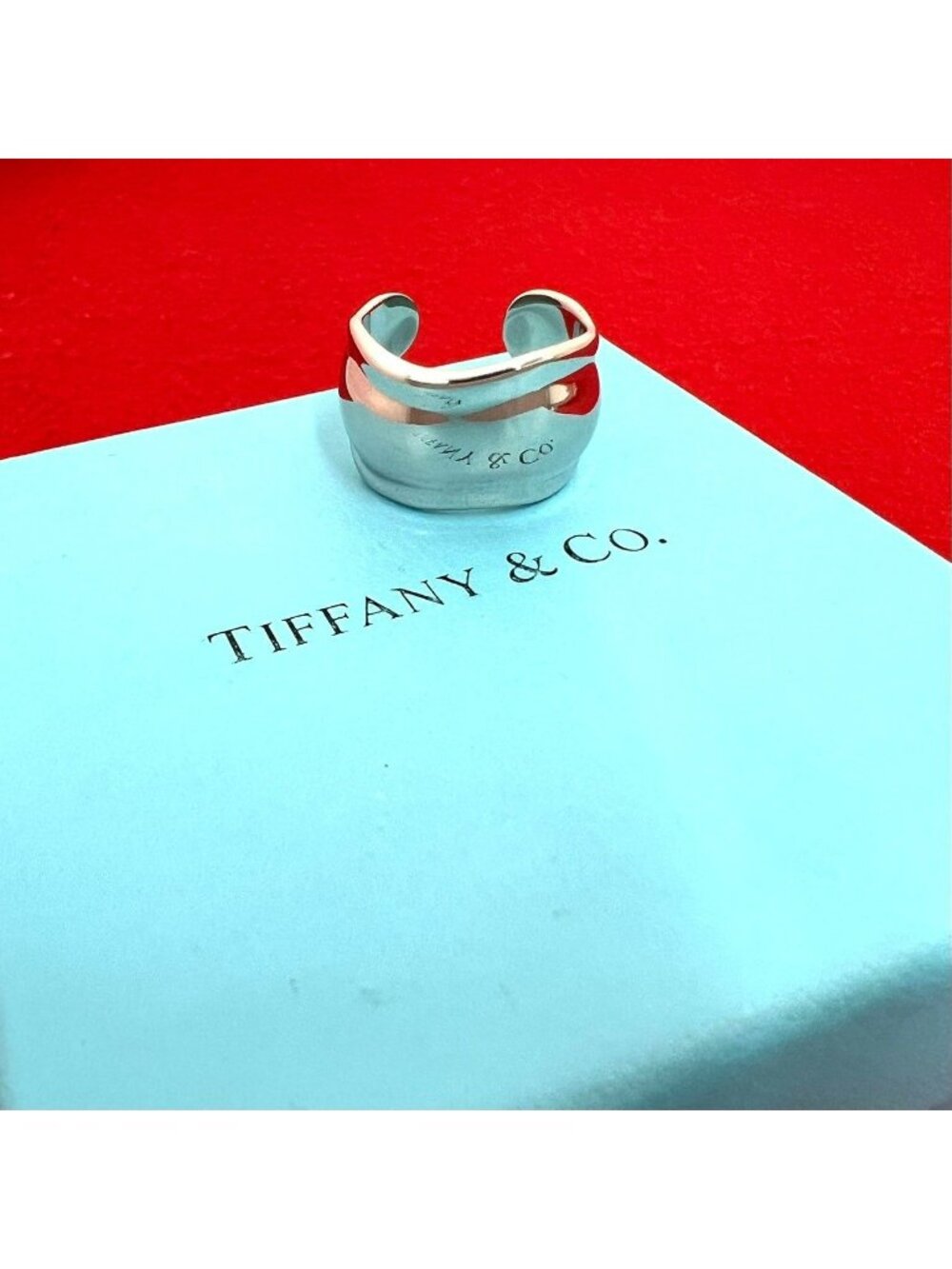 Tiffany & Co Bone Ring 925 Sterling Silver